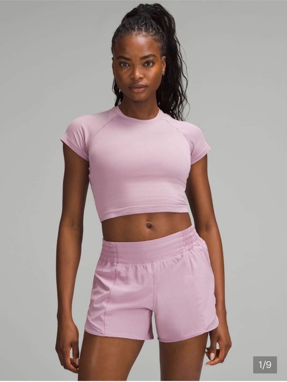 Lululemon Swiftly Tech Cropped Short-Sleeve Shirt 2.0